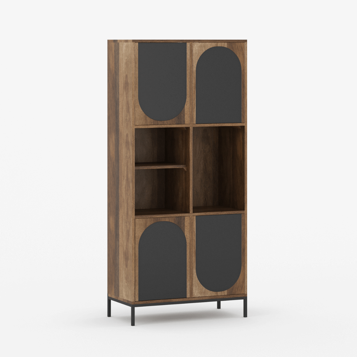 Arcova Cabinet with Arch Panel Doors - Medium