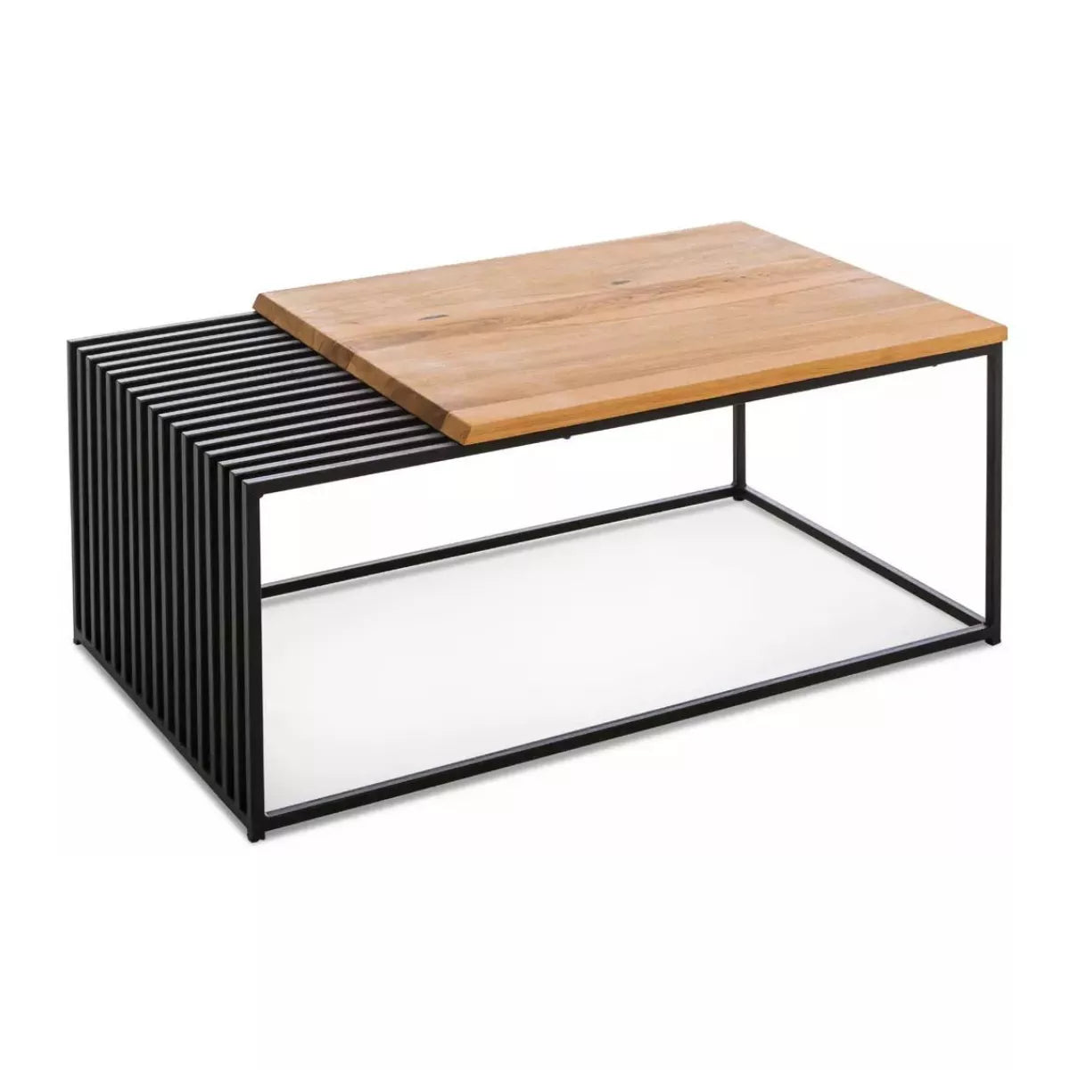 Eldoria Industrial Woodden Rectangular Coffee Table
