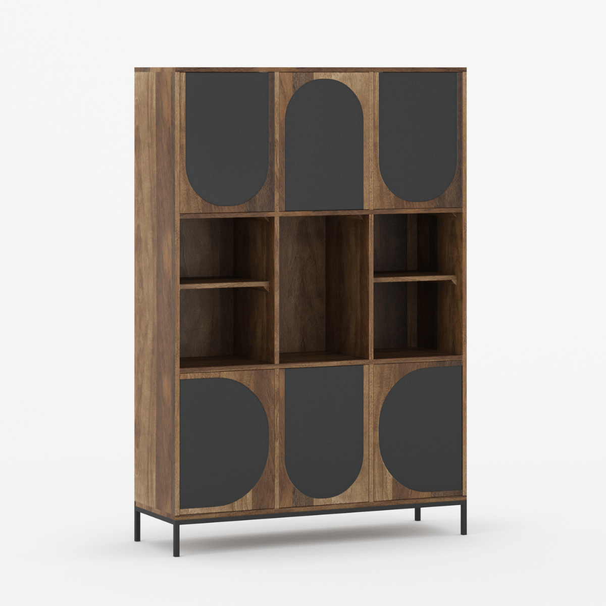 Arcova Cabinet with Arch Panel Doors - Large