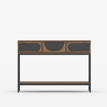 Arcova Solid Wood 3 Drawer Console Table