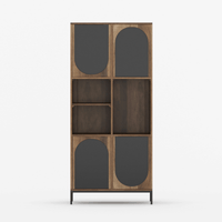 Arcova Cabinet with Arch Panel Doors - Medium