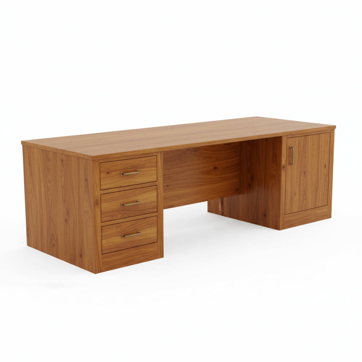 Brennor Solid Wood Traditional Rectangular Office Desk