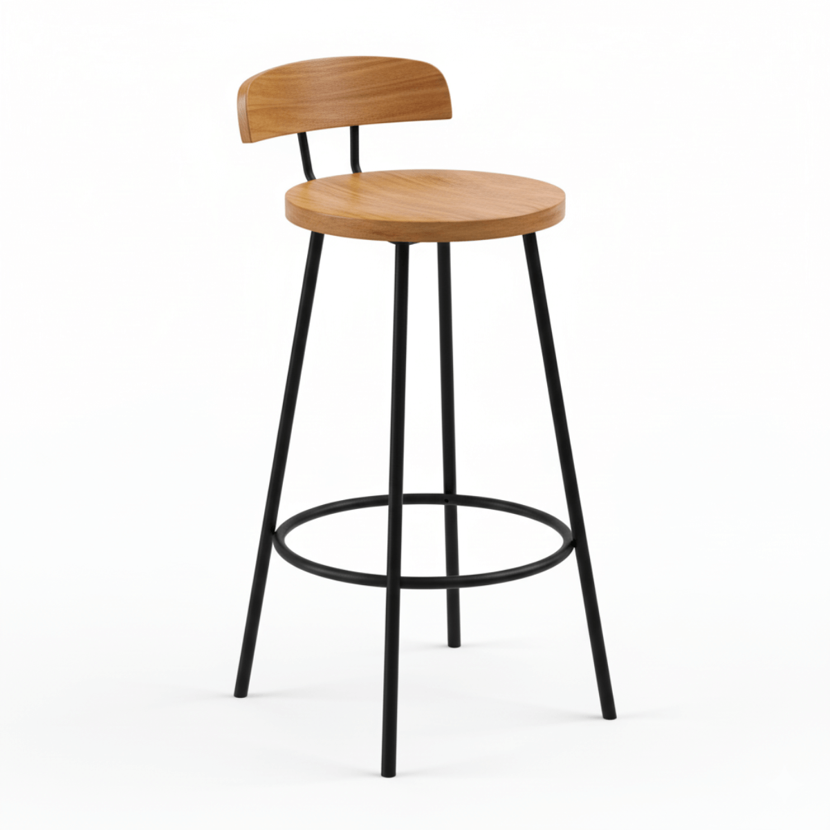 Kellor Modern Industrial Counter-Height Stool