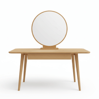 Korran Solid Wood Modern Dressing Table with Mirror