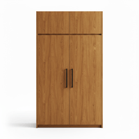 Malvien Solid Wood Contemporary Minimalist Wardrobe