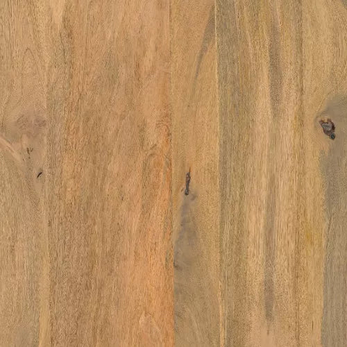 Rivaro Rusic White Solid Wood Sideboard with Natual Top