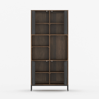 Renova Geometric Textured Door Storage Cabinet - Medium