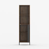 Renova Geometric Textured Door Storage Cabinet - Small