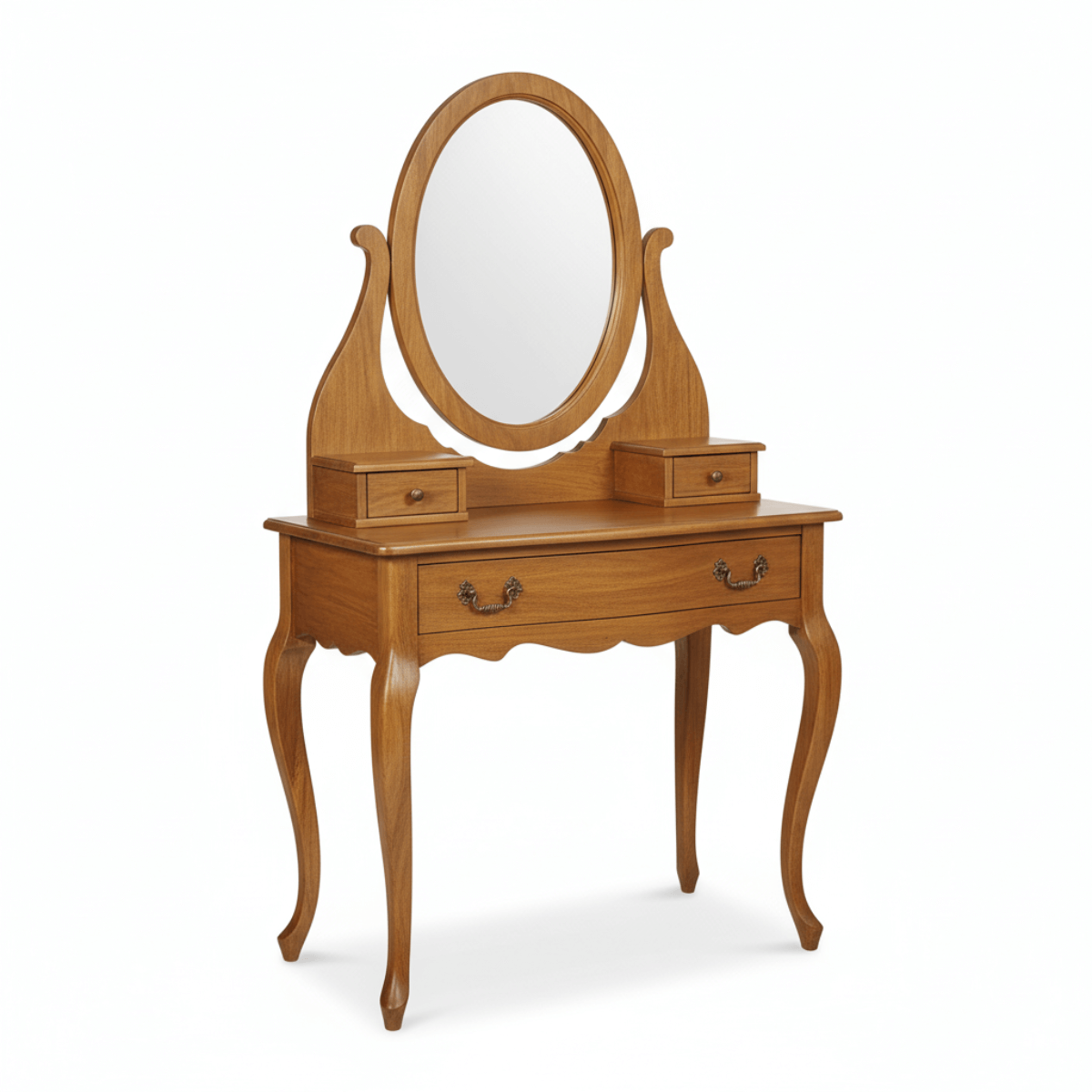 Rynex Solid Wood French Provincial Dressing Table with Mirror