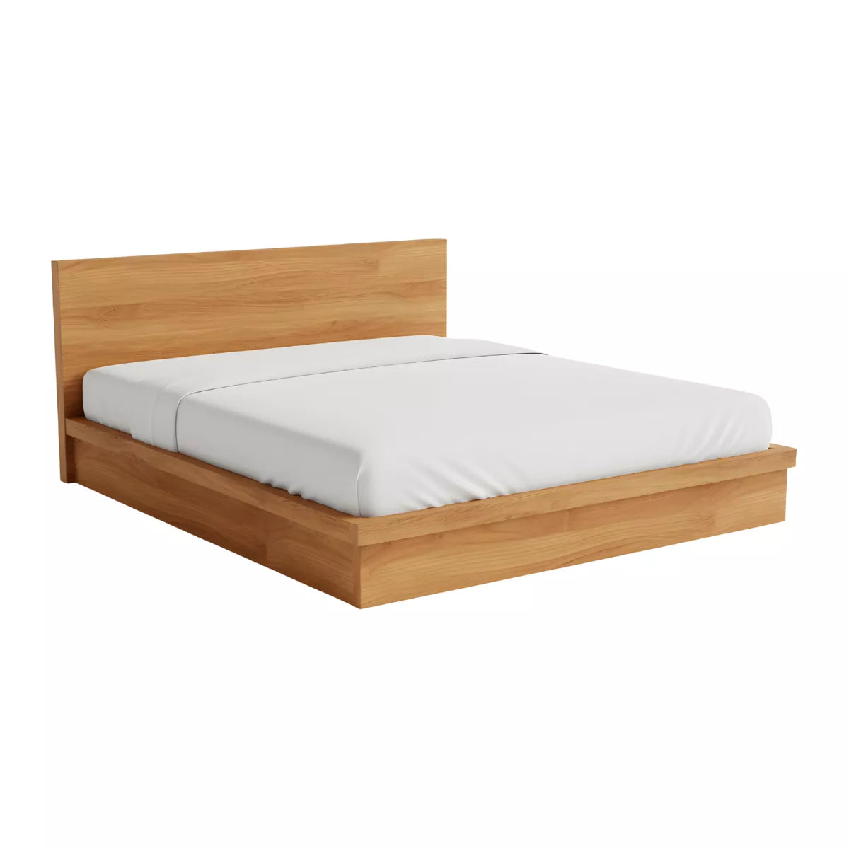 Trevinal Rustic Plinth Base Solid Wood Platform Bed