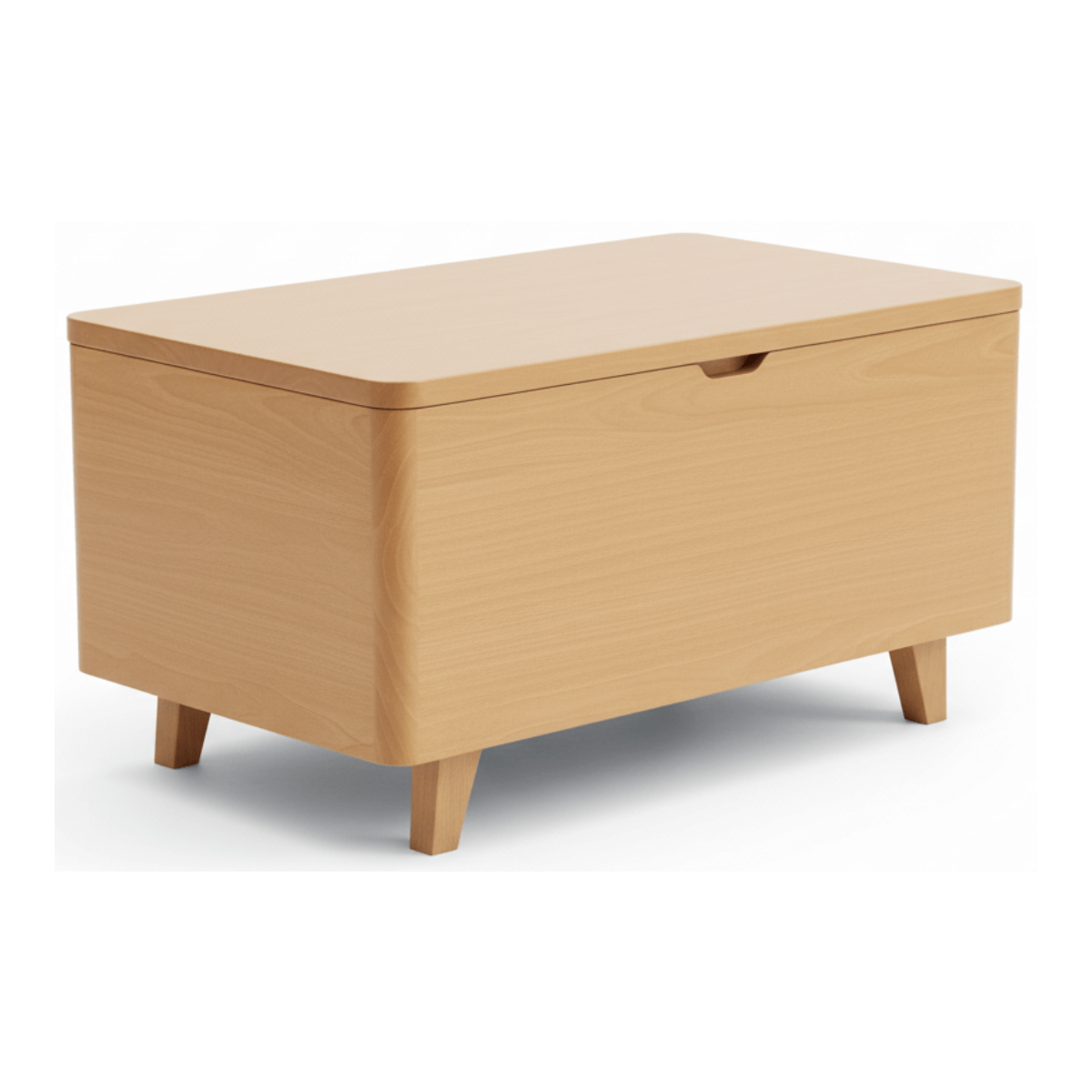 Zadric Solid Wood Modern Minimalist Storage Trunk Box